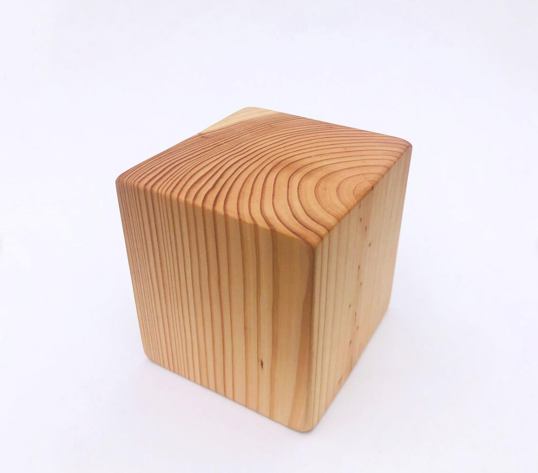 9x9x9cm Pine Wood Display Blocks x 4pcs - Image 2