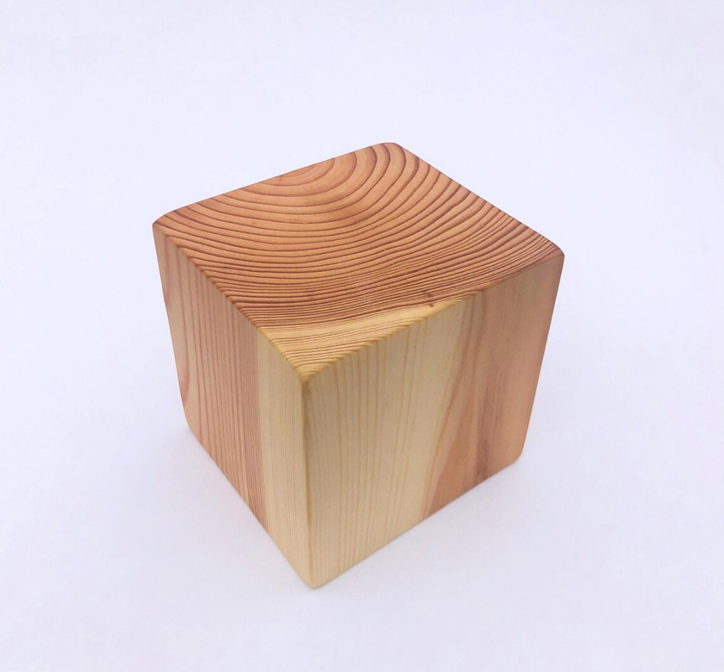 9x9x9cm Pine Wood Display Blocks x 4pcs - Image 3